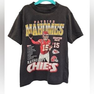 NFL Kids Black Kansas City Chiefs Patrick Mahomes T-Shirt Size 9/10